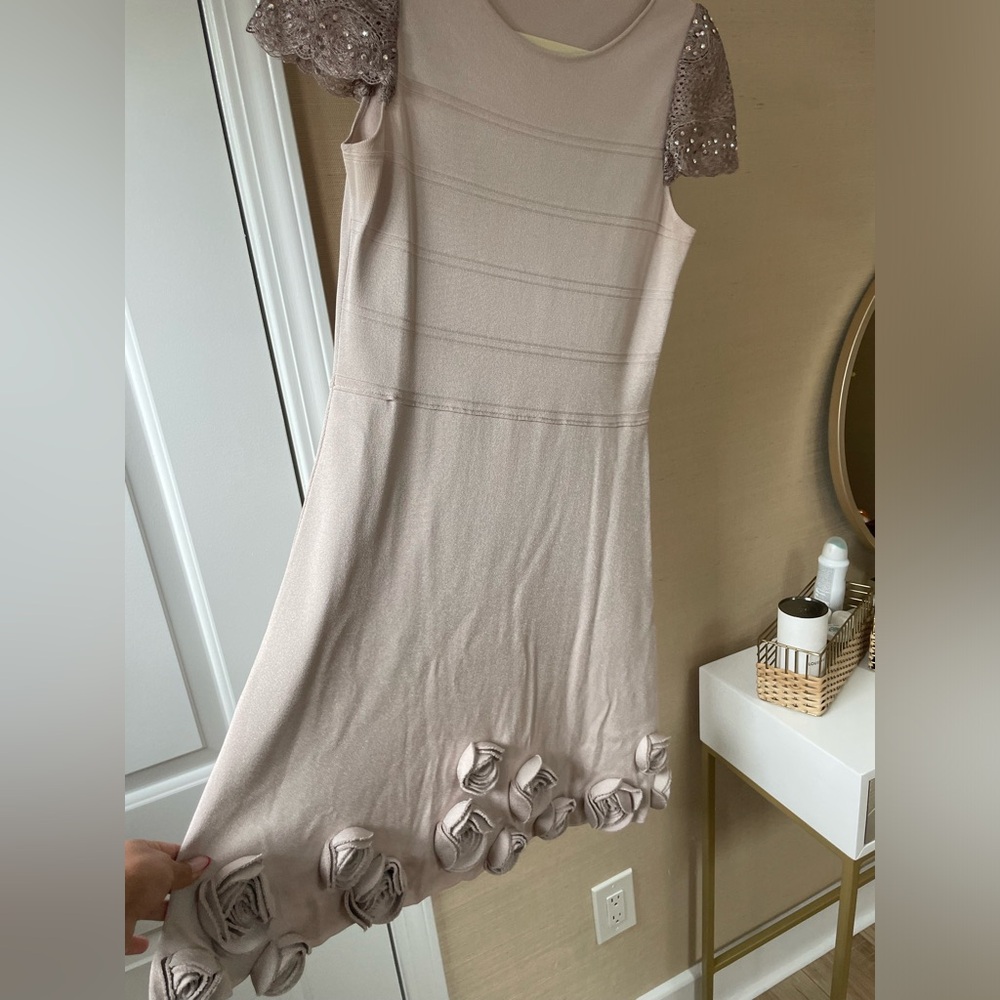 Valentino dress with added sleeve mint condition ran small